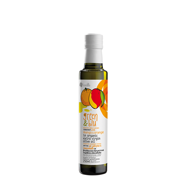 Organic Extra virgin olive oil with Mango & Orange