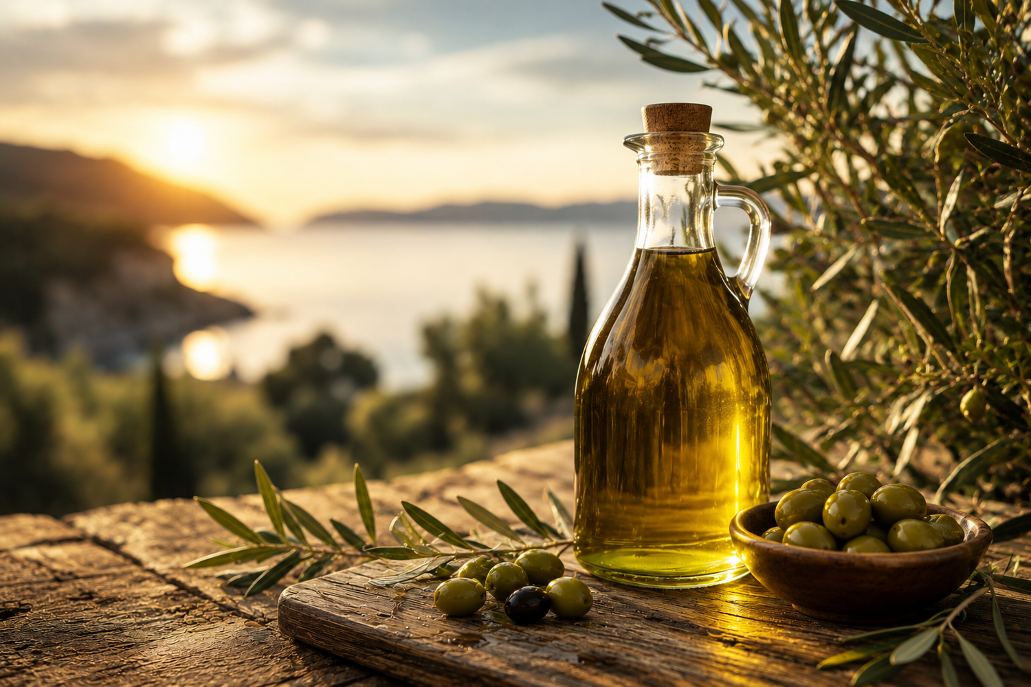 Flavored olive oils