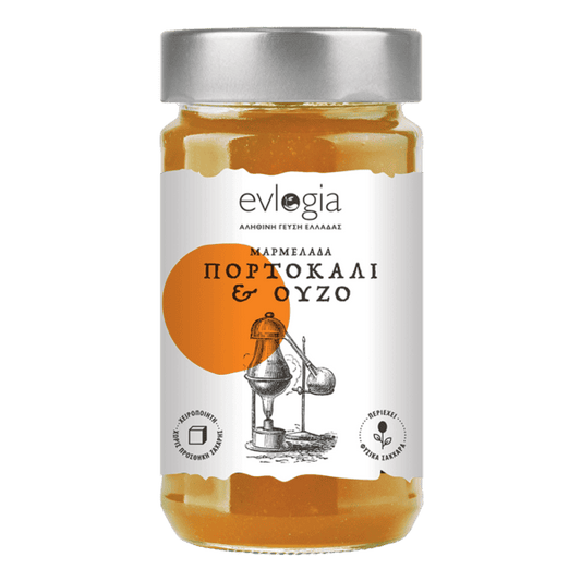 Orange jam & Ouzo