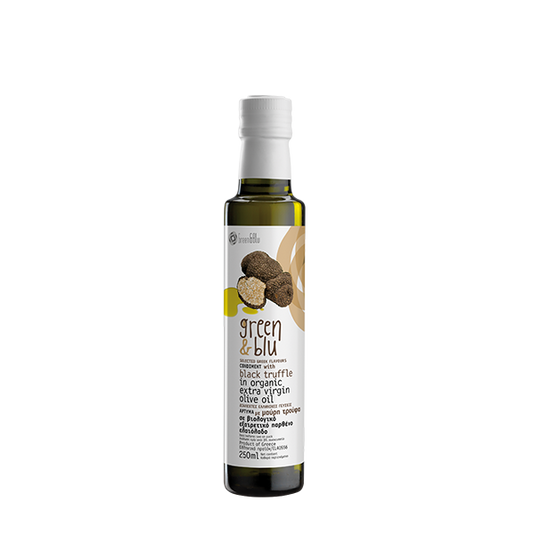 Organic Extra virgin olive oil with Black Truffle