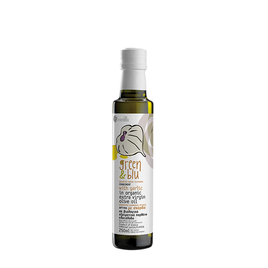 Organic Extra virgin olive oil with Garlic