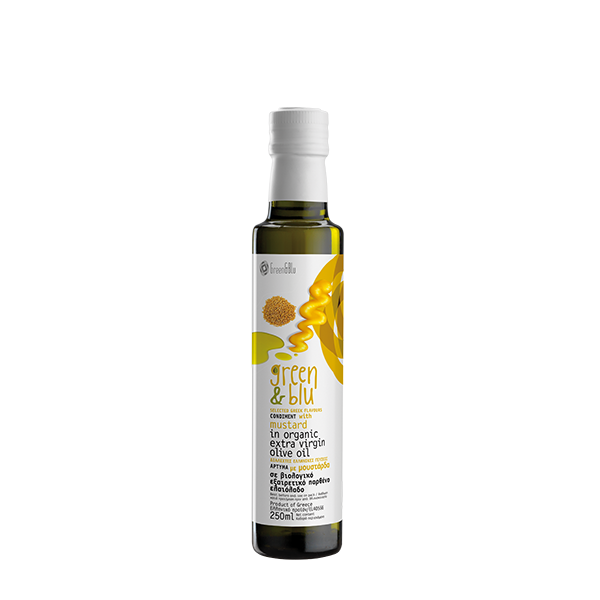 Organic Extra virgin olive oil with Mustard