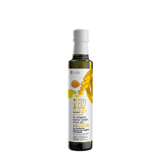 Organic Extra virgin olive oil with Mustard