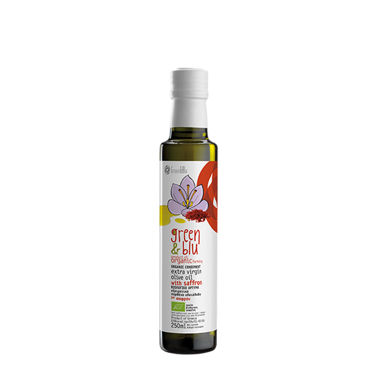Organic Extra virgin olive oil with Saffron
