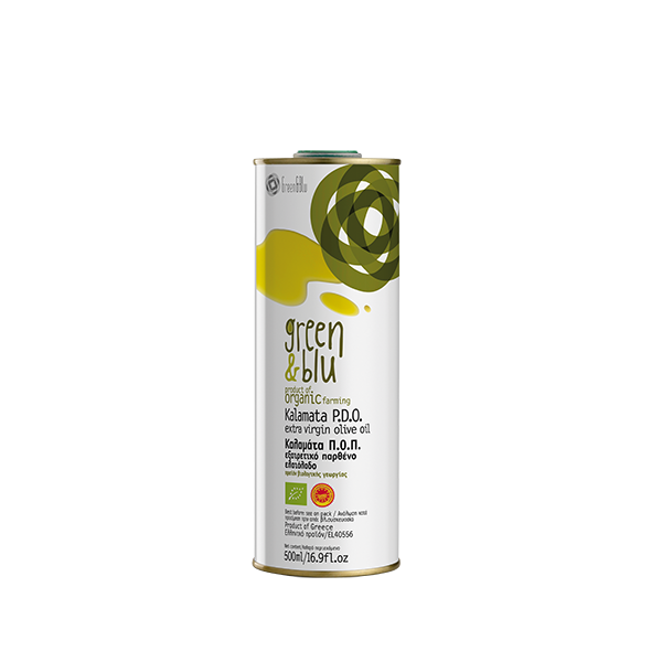 Green & Blu Organic Kalamata P.D.O. EVOO Tin